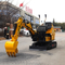Chinese Backhoe Excavator 0.8t Smallest Minidigger Household 08 Ton Micro Mini Crawler Excavator With Attachments