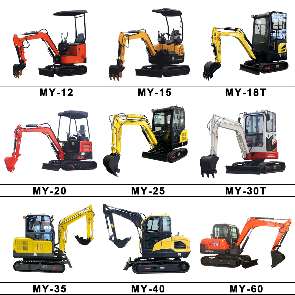 Ce Epa Engine Farm Garden Cabin Multifunctional 1.5T 2T 2.5T 3T 3.5T 360 Mini Digger Small Escavatorr Excavator supplier