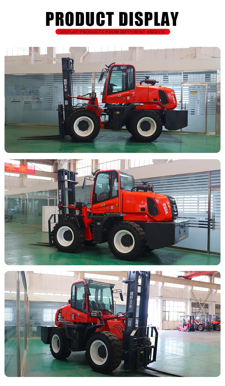 product 3t 4t 5 ton off road forklift 4x4 4wd all rough terrain forklift with enclosed cabin-1