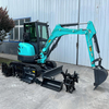 Minigraver 2,5 ton EPA g&aring;rd brugt Ny larvegraver sm&aring; gravemaskiner 1 ton 2 ton priser