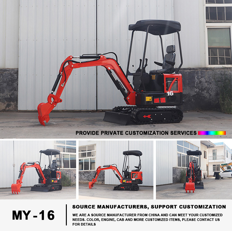 Free Shipping Multi EPA Engine 1 Ton Mini Excavator Machine Farm Digger Chinese 3 Ton China Excavator details