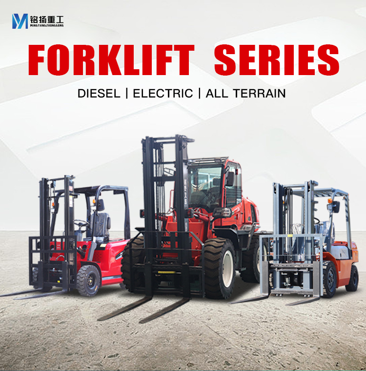 product free shipping farm diesel forklifts off road telescopic warehouse forklift new hydraulic all terrain diesel forklift for sale-0