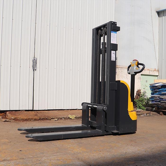 Compact Electric Stacker - Efficient For Narrow Aisles