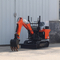 Chinese Backhoe Excavator 0.8t Smallest Minidigger Household 08 Ton Micro Mini Crawler Excavator With Attachments