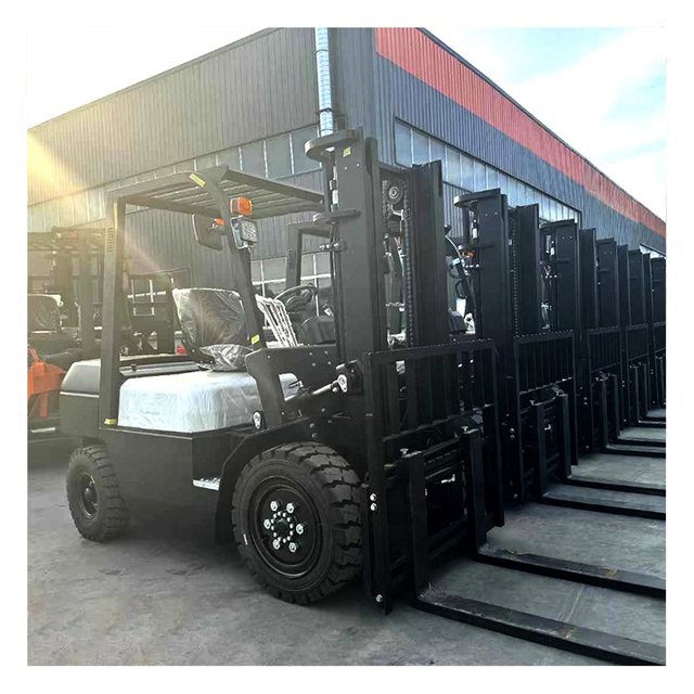 Free Shipping Farm Diesel Forklifts Off-Road Telescopic Warehouse Forklift New Hydraulic All Terrain Diesel Forklift For Sale