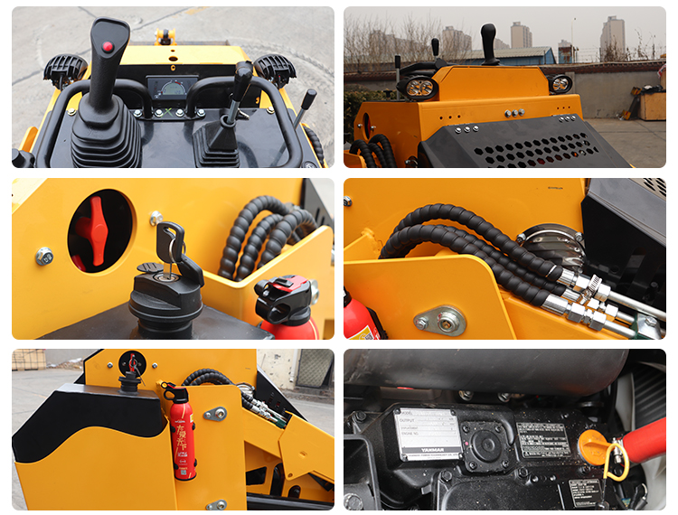 Free Shipping China Factory Home Farm Garden Riding on Mini Skid Steer Loader with CE EPA supplier