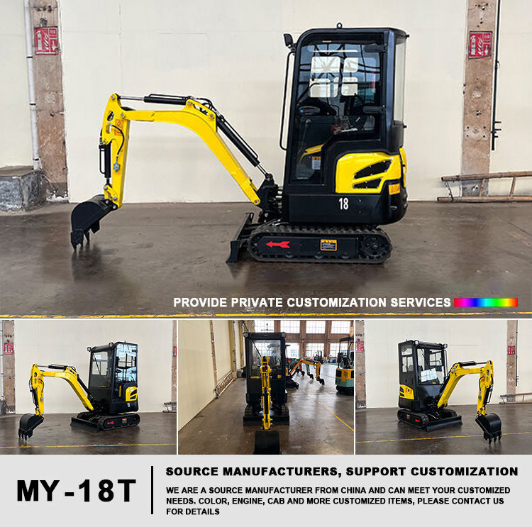 Free Shipping Multi EPA Engine 1 Ton Mini Excavator Machine Farm Digger Chinese 3 Ton China Excavator details