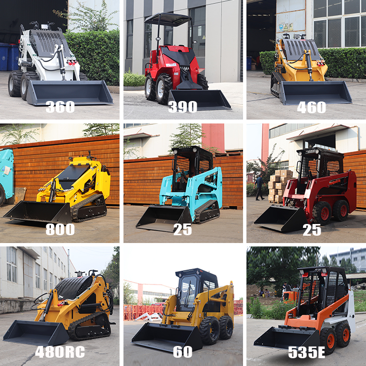 Multifunctional CE EPA Euro5 Home Farm Garden Gasoline Diesel Mini Small Micro Compact Skid Steer Loader supplier