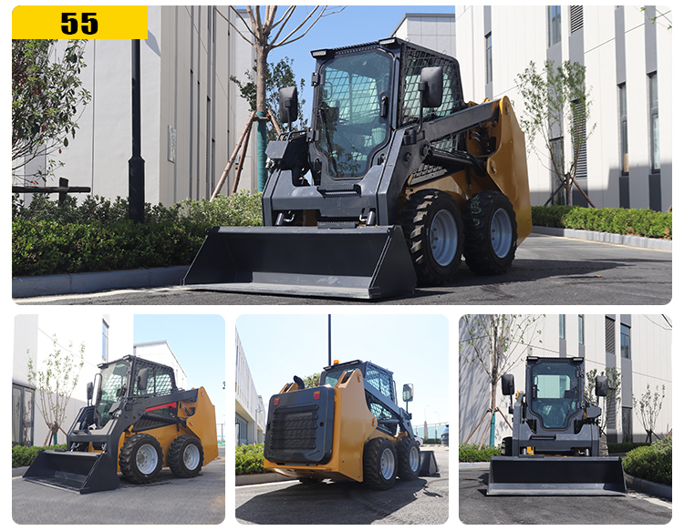 Free Shipping China Factory Home Farm Garden Riding on Mini Skid Steer Loader with CE EPA factory