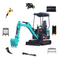 Chinese Mingyang Mini Digger Bagger Crawler Excavator 1 Ton Mini Excavator With EPA EURO 5