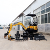 Mini Excavator 1.5 Ton EPA Farm New Crawler Digger Kubota Engine Chinese Small Excavators 1 Ton 2 Ton Machine
