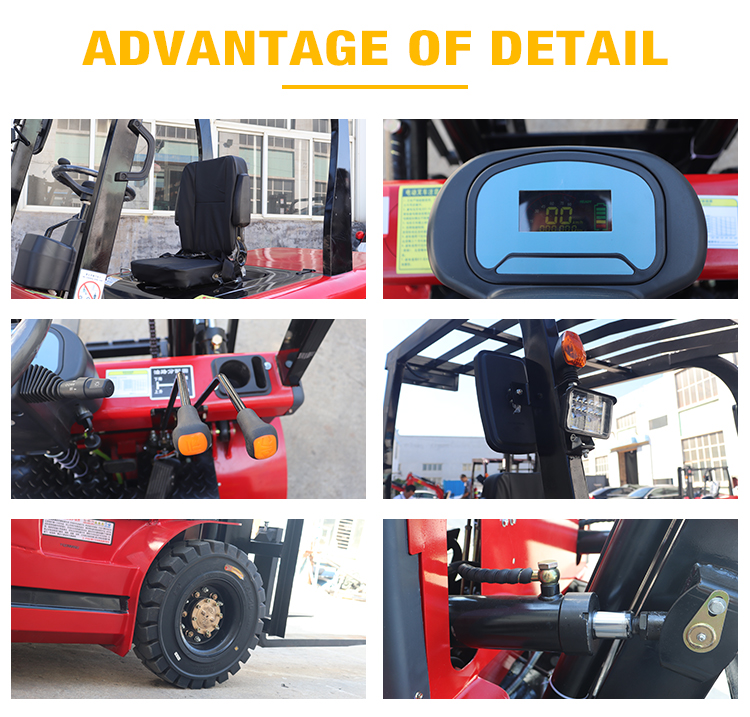 product chinese hot sale 15ton 2ton 25ton 3ton 5ton warehouse indoor lithium battery 4x4 elektrikli 4 wheel electric forklift-7