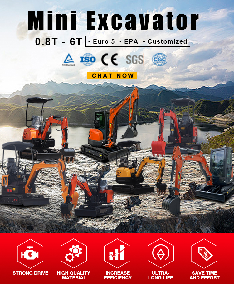 Excavator Manufacturer Direct Sales 1 Ton 1.5 Ton 2 Ton Excavator Price List With Chassis Telescopic Function With Hammer factory