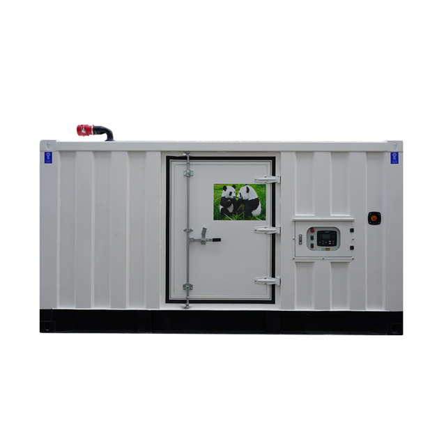 Containerized Silent Diesel Generator Set 500kw-800kw, Single Phase Auto Start for Industrial Power Supply