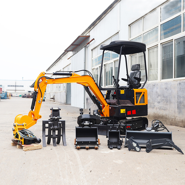 Chinese Mini Digger Bagger Crawler Excavator 1 Ton Mini Excavator With EPA EURO 5