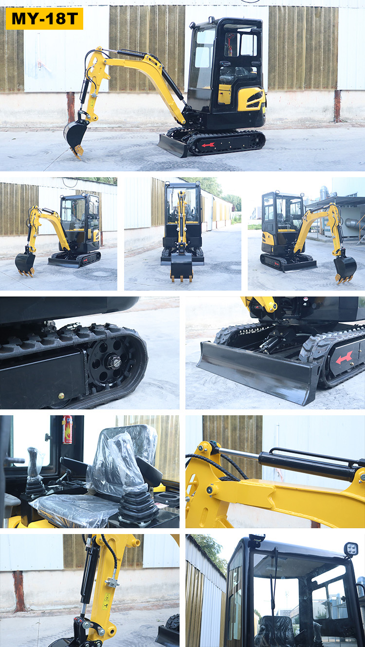 Free Shipping 3 Ton 2.5 Ton CE EPA Kubota Engine Farm Cabin Mini Digger Small Hydraulic Crawler Mini Excavator 2 Ton for Sale supplier