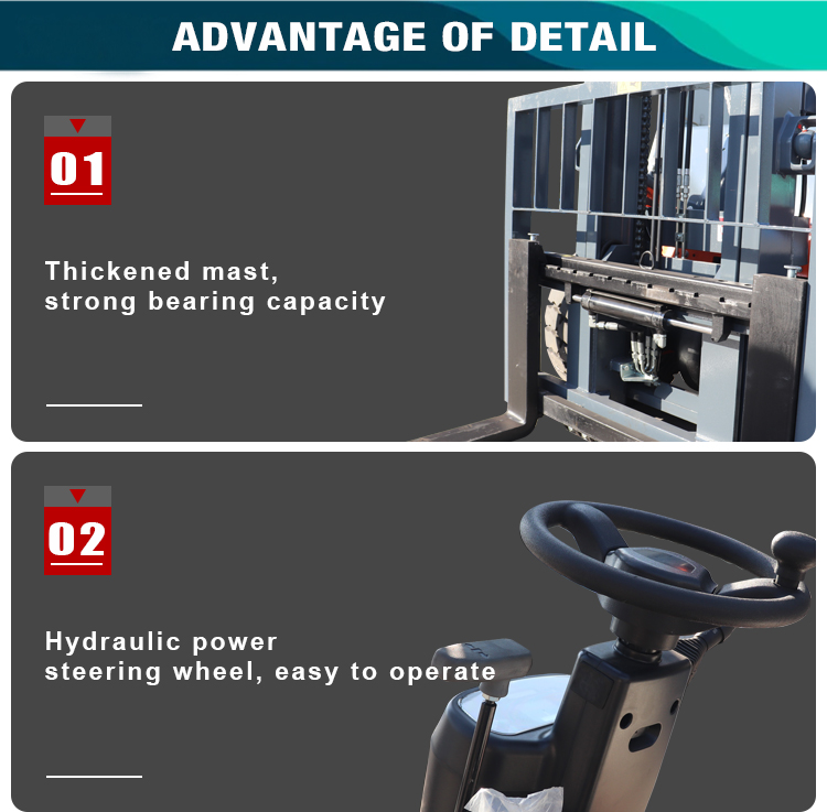 product factory chinese hydraulic forklift truck new forklifts 2 ton 25 ton 3t diesel forklift price-4