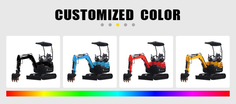 Mini Excavators 1.6 Ton 1.8 Ton 2Ton Digger Cab EPA EURO 5 Standard Digger Mini Excavator Prices With Boom Swing manufacture