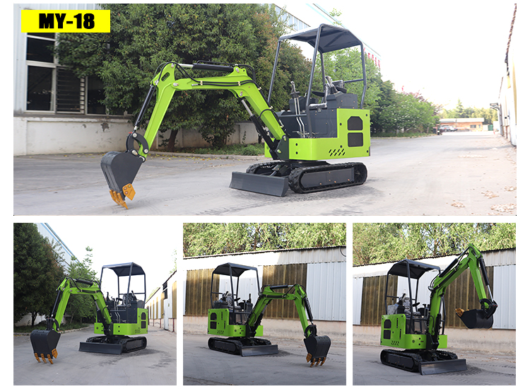 Mini Excavators 1.6 Ton 1.8 Ton 2Ton Digger Cab EPA EURO 5 Standard Digger Mini Excavator Prices With Boom Swing factory