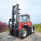 New Design Articulated Off Road Diesel Forklift 5t 4wd All Four Wheel Drive 3ton 3.5ton 4x4 Rear Rough Terrain Forklift