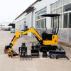 Mini Excavator 1.5 Ton EPA Farm New Crawler Digger Kubota Engine Chinese Small Excavators 1 Ton 2 Ton Machine