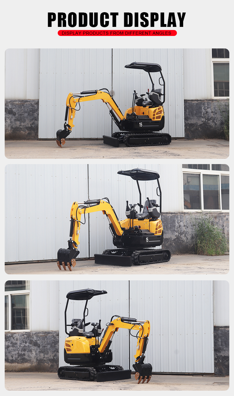 Small Crawler Excavator Price Hydraulic Joystick Scavator 1.5ton Excavator With Hydraulic Joystick manufacture