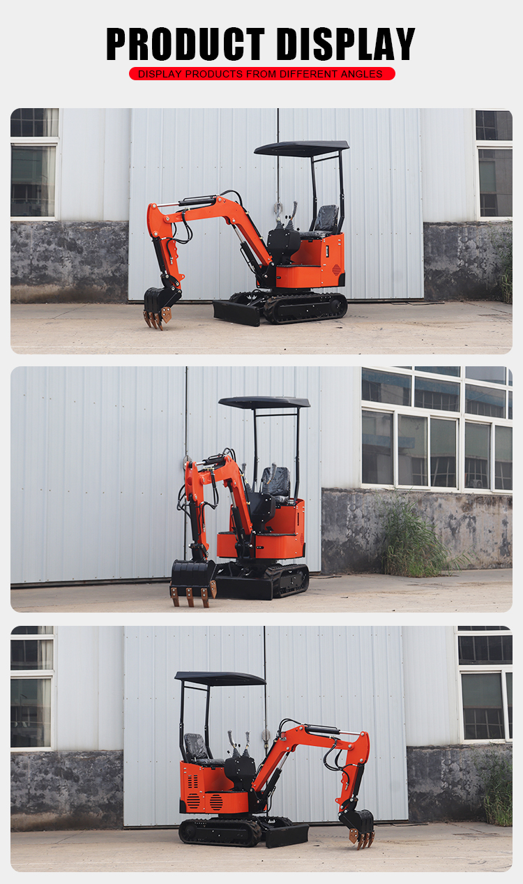 Excavator Manufacturer Direct Sales 1 Ton 1.5 Ton 2 Ton Excavator Price List With Chassis Telescopic Function With Hammer details