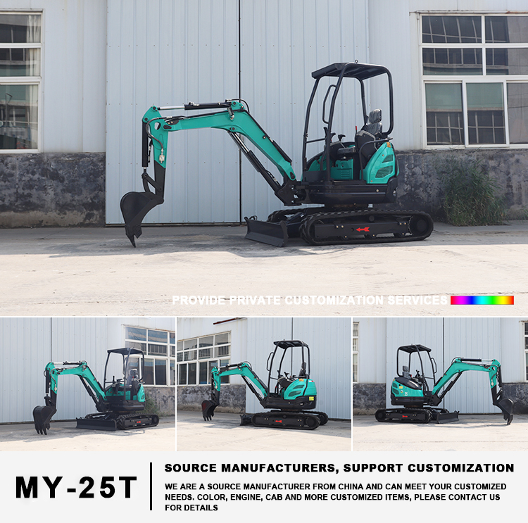 Ce Epa Engine Farm Garden Cabin Multifunctional 1.5T 2T 2.5T 3T 3.5T 360 Mini Digger Small Escavatorr Excavator details