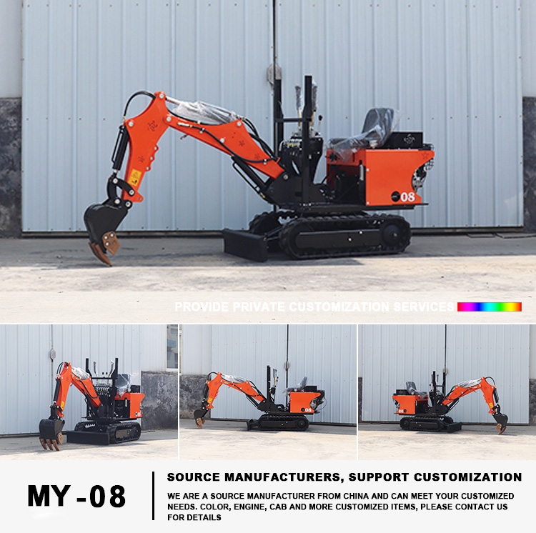 Free Shipping Multi EPA Engine 1 Ton Mini Excavator Machine Farm Digger Chinese 3 Ton China Excavator factory