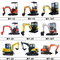 CE EPA Mini Digger 2500kg Mini Excavator 2 Ton 3 Ton For Sale With Attachment Multifunctional Buy Mini Excavator
