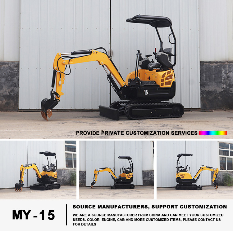 Free Shipping Multi EPA Engine 1 Ton Mini Excavator Machine Farm Digger Chinese 3 Ton China Excavator manufacture