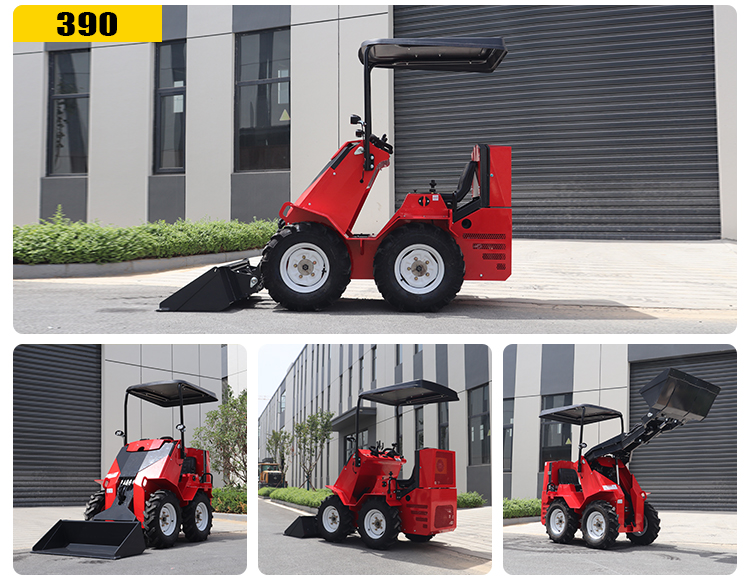 Free Shipping China Factory Home Farm Garden Riding on Mini Skid Steer Loader with CE EPA details